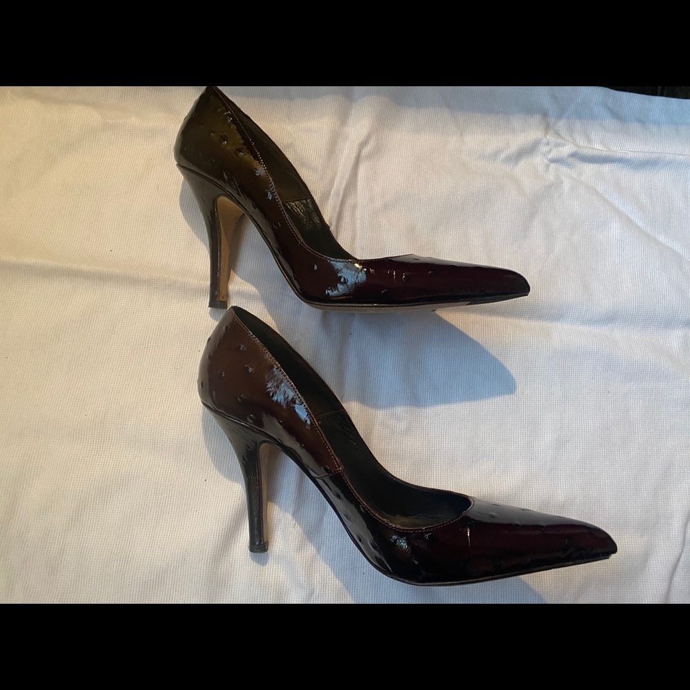 Michael Kors ostrich heels.